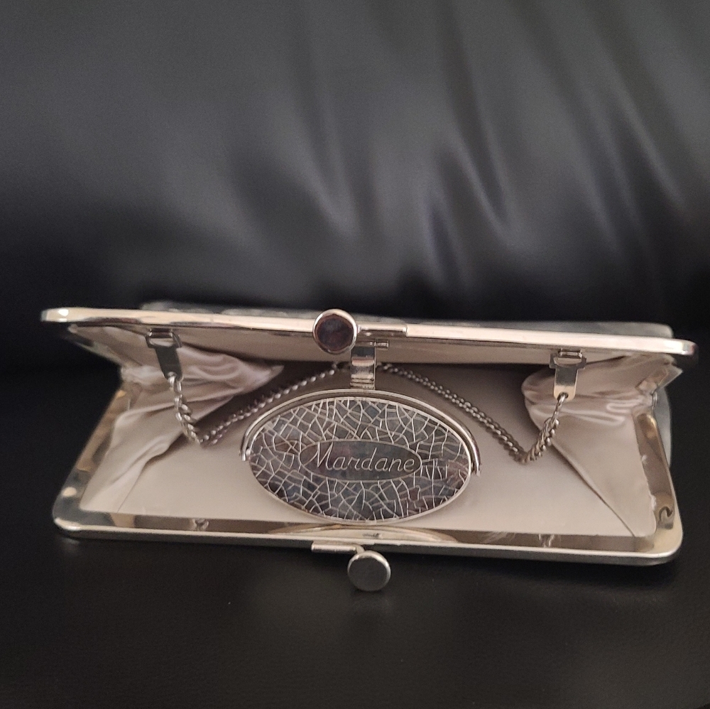 Mardane Vintage Silver Clutch